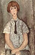 Amedeo Modigliani Madchen mit Bluse France oil painting artist